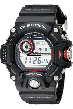 Casio Montre Homme Digitale Énergie Solaire avec Bracelet en Résine – GW-9400-1ER