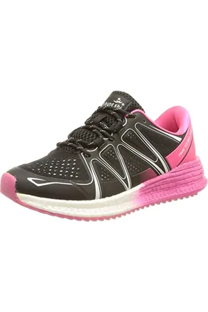 Chung Shi Femme Duxfree Run2Balance Femme, Course à Pied/Jogging, Noir/Rose, 38 EU