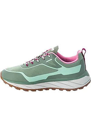 Jack Wolfskin Femme TERRASHELTER LOW W Chaussure de Trail, Rouge / Bleu, 40.5 EU