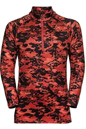 Odlo Enfant Chemise à manches longues avec zip SESVENNA GRAPHIC