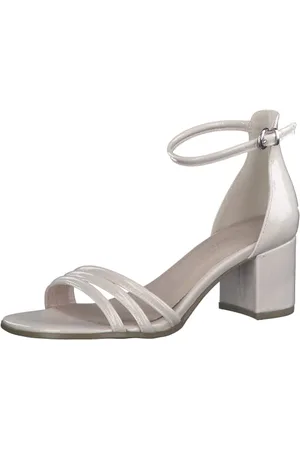 Marco Tozzi Sandale pour femme talon carré, assise plantaire douce FEEL ME, idéale pour les affaires et les loisirs