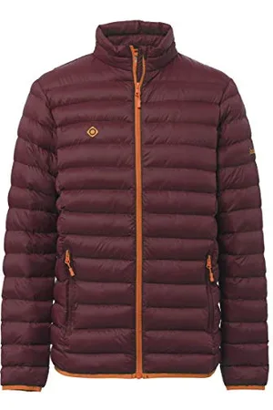 Izas Fraser Veste en Fibre Homme Rouge Minéral/Orange FR: L (Taille Fabricant: L)