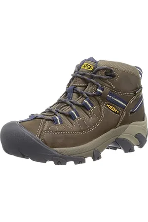 Keen Femme Targhee 2 Mid Waterproof Botte de randonnée, Goat/Crown Blue, 40 EU