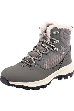 Jack Wolfskin Femme EVERQUEST TEXAPORE HIGH W Chaussure de Trail, Tarmac Gris / Gris, 35.5 EU