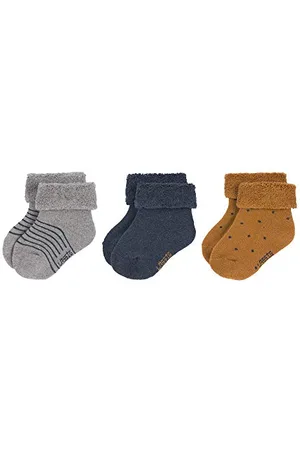 LÄSSIG LÄSSIG Bébé Lot de 3 Chaussettes en coton bio GOTS , Taille: 19-22