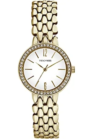 Trendy Kiss Femme Analogique Quartz Montre avec Bracelet en Métal TMG10158-01