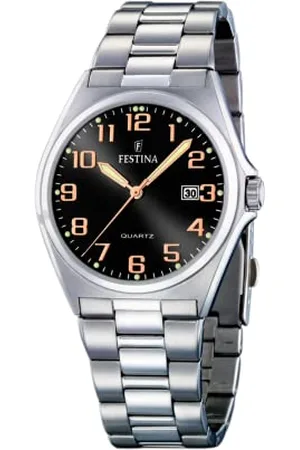 Festina F16374/8 - Montre Homme - Quartz Analogique - Bracelet Acier Inoxydable Argent