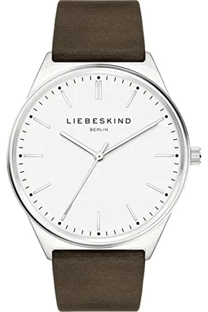 liebeskind Liebeskind Mixte Analogue Quartz Montre avec Bracelet en Cuir de Vache LT-0326-LQ