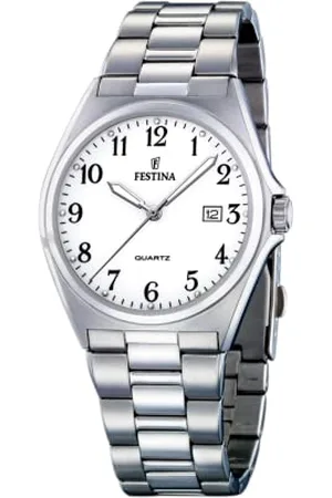 Festina Hommes Analogique Quartz Montre avec Bracelet en Acier Inoxydable