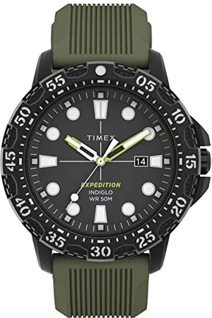 Timex Expedition Gallatin 44 mm Cadran Bracelet en Silicone Montre de Sport TW4B25400