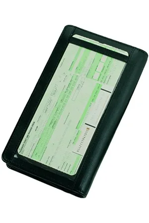 Alassio Organisateur de Voyage en Cuir Nappa Fin avec Protection RFID Document Safe env. 22,5 x 13 x 3 cm