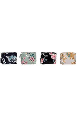 Dkd Home Decor Trousse de Toilette Fleurs PVC (4 pcs) (15 x 6 x 12 cm), Adultes Unisexe, , Taille Unique