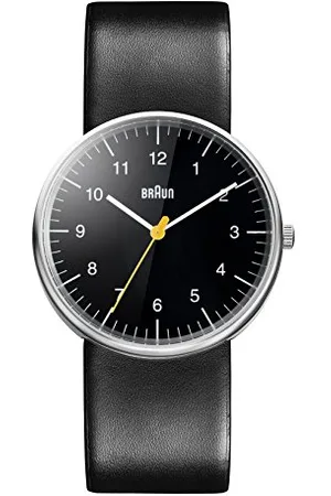 von Braun Homme Analogique Quartz Montre Bracelet en Cuir BN0021BKBKG
