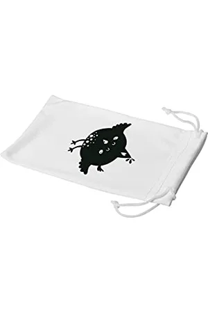 Bonamaison Imprimé Numériquement Lunettes Étui avec Cordon ​de Serrage, 100% Coton, Sac Lunettes, Pochette à Lunettes, 1 Pièce, Taille: 11x19 Cm
