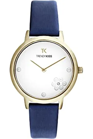 Trendy Kiss Femme Analogique Quartz Montre avec Bracelet en Cuir TG10160-01