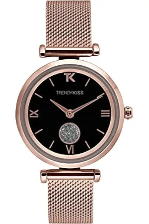 Trendy Kiss Femmes Analogique Quartz Montre avec Bracelet en Acier Inoxydable TMRG10139-02