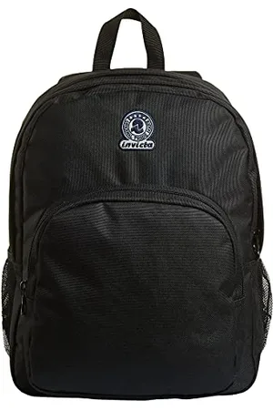 Invicta S.P.A. Benin M Backpack, 25 L, Eco-Material, Black, Double Compartment, School and Leisure, Travel & School