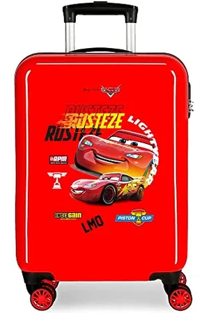 Disney Cars Rusteze Lightyear Valise de Cabine 38 x 55 x 20 cm Rigide ABS Fermeture à Combinaison latérale 34 l 2 kg 4 Roues Doubles Équipement à Main