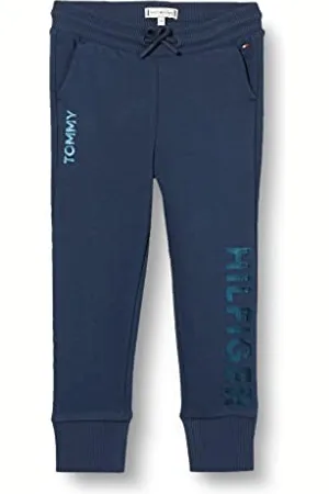Tommy Hilfiger Garçon Tommy Metallic Foil Sweatpants Pantalons, , 86 EU
