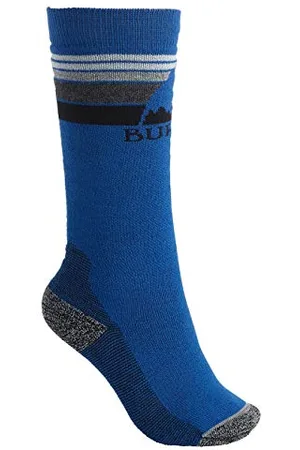 Burton Emblem Midweight Chaussettes de snowboard Garçon FR : M (Taille Fabricant : SM)