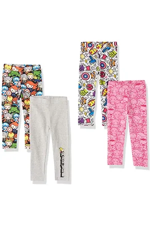 Amazon Disney | Marvel | Star Wars | Frozen | Princess Legging Fille, Lot de 4, , 10 Ans