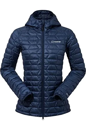 Berghaus Veste Isotherme à Capuche Synthétique Cuillin pour Femme, Dusk/Bleu Marine Blazer, Xxl