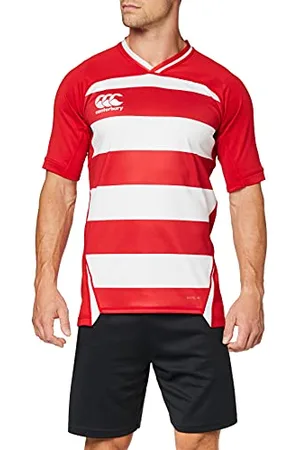 Canterbury Vapodri Evader à Rayures Maillot Rugby Homme FR : 3XL (Taille Fabricant : 3XL)