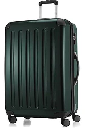 Hauptstadtkoffer Alex - Bagage Rigide Valise Grande Taille, Trolley avec 4 Roues multidirectionnelles, 75 cm, 119 litres, Vert Forêt