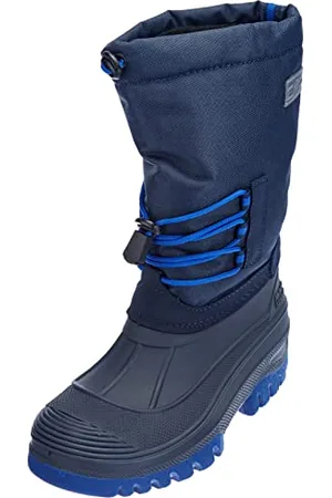 CMP Mixte Kids Boots Bottes pour Enfants AHTO WP Snow, Bleu foncé-Bleu (B.Blue-Royal), 36 EU
