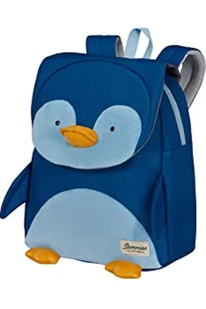 Samsonite Happy Sammies Eco - Sac à dos pour enfants S +, 33 cm, 11 L, bleu (Penguin Peter)