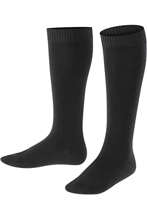 Falke Comfort Wool K Kh laine unies 1 paire, Chaussettes longues Mixte enfant, , 27-30