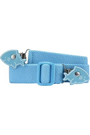 Playshoes Elastik-Gürtel Hai-Clip uni Ceinture, , Taille Unique Mixte Enfant