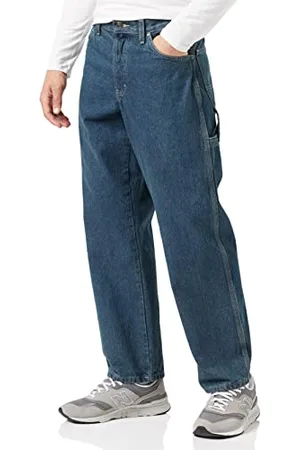 Dickies Homme, JEAN DE TRAVAIL COUPE DÉCONTRACTÉE, KAKI HÉRITAGE TEINTÉ, 38W / 32L