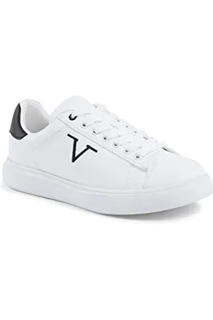 19V69 Italia Femme Womens Baskets Multicolor SNK 004W White Black Plat Oxford, , 40 EU