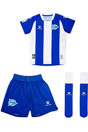 kelme Lot de 12 Mini Kits de Sport pour ALAVÉS 1a, Unisexe, Bleu et Blanc