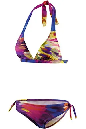 Beco Empire Line Maillot de Bain à Bretelles Style Summer of Love Bikini Femme, , Taille 38