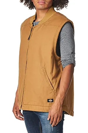 Dickies Relaxed Sherpa Lined Duck Jacket Haut de Travail, Canard Brun rincé, XXL Homme
