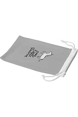 Bonamaison Imprimé Numériquement Lunettes Étui avec Cordon ​de Serrage, 100% Coton, Sac Lunettes, Pochette à Lunettes, 1 Pièce, Taille: 11x19 Cm