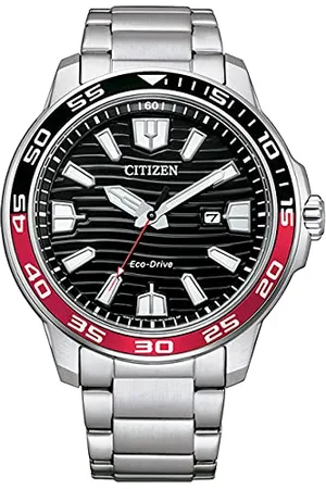 Citizen Mens Analogique Eco-Drive Montre avec Bracelet en Acier Inoxydable AW1527-86E