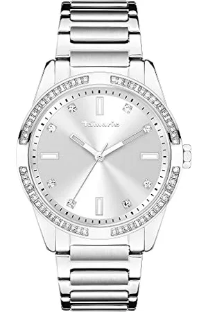Tamaris Femmes Analogique Quartz Montre avec Bracelet en Acier Inoxydable TT-0100-MQ
