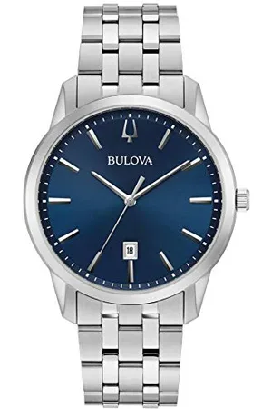 BULOVA Homme Analogique Quartz Montre avec Bracelet en Acier Inoxydable 96B338