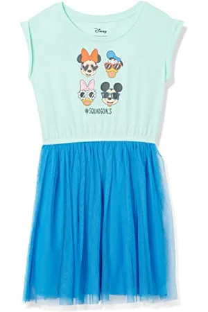 Amazon Disney | Marvel | Star Wars Robes Tutu en Maille à Manches Courtes - couleurs abandonnées Fille, , 3 ans