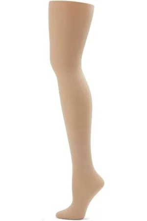 Capezio Ultra Soft Footed Tight with Self-Knit Waistband Collants, , L-XL (Lot de 3) Femme