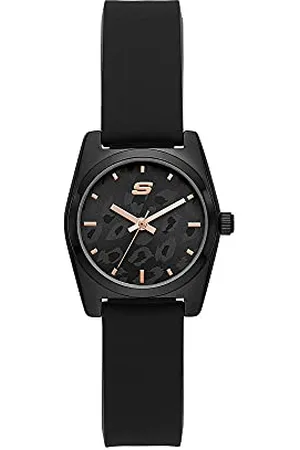 Skechers Montre pour Femmes Shoup, Mouvement à Trois Aiguilles, Boîtier en Alliage de 27 mm avec Bracelet en Silicone, SR6218