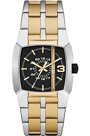 Diesel Cliffhanger Montre pour Homme, Mouvement Quartz avec Bracelet en Silicone, Acier Inoxydable ou Cuir, , 36mm