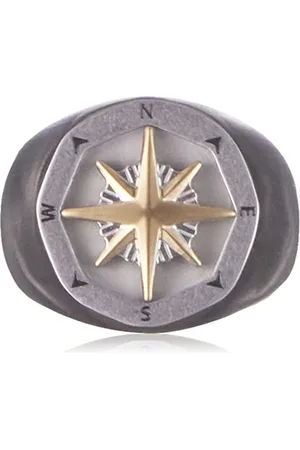 Fossil Bague Pour Homme Sutton, Longueur : 18mm, Largeur : 18mm Bague En Acier Inoxydable 2 Tons, JF04410998