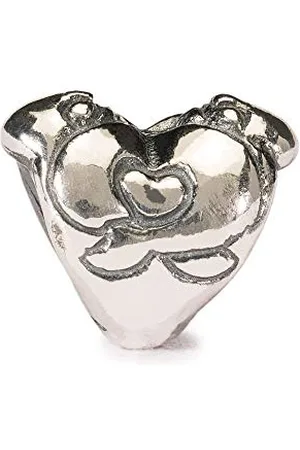 Trollbeads 11157 - Drops Femme - Coeur - Acier Inoxydable