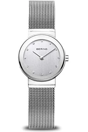 Bering Montre à mouvement à quartz pour femme - Collection classique avec acier inoxydable et verre saphir 10126-000