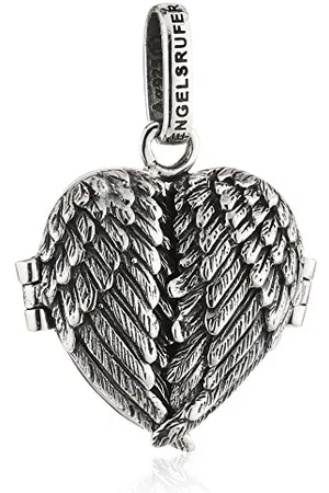 Engelsrufer Angel Wings médaillon pour femmes 925-Sterling argent oxydé 20 mm