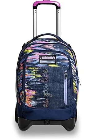 7 for all Mankind S.p.a. Trolley Jack ® 2 RUOTE - Virtual Girl, Trolley CRIC ® 2 RUOTE - Virtual Girl Unisexe - Bambini e Ragazzi, , Taglia Unica